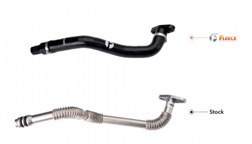 Fleece Turbo Drain Tube Kit for 6.7L Cummins