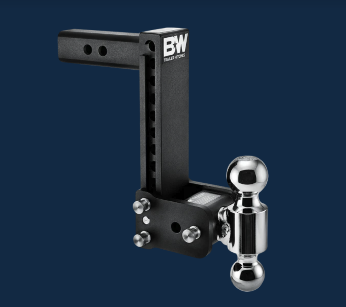 Buy B&W Tow & Stow Adjustable Ball Mount, Standard 2" | TS10033B ...